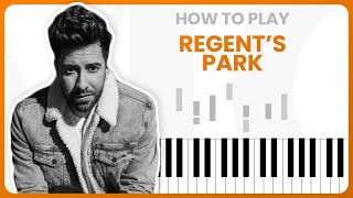 Regents Park  Bruno Major  PIANO TUTORIAL Part 1 [upl. by Garnett256]