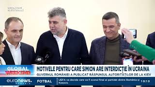 Motivele pentru care George Simion are interdicție în Ucraina Răspunsul autorităților de la Kiev [upl. by Rentschler]