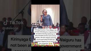 Ann Waiguru is going through a lot rigathiwaigururailarutocitizenliveusashortstrending duet [upl. by Norrv]