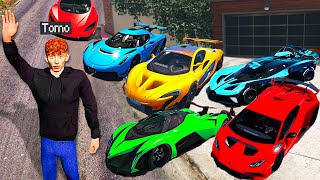 Collecting QUINTILLIONAIRE SUPERCARS in GTA 5 [upl. by Nariko]