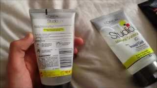 Loreal StudioLine Hair Gel Review 3 Types [upl. by Colet282]