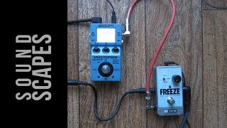 EHX FREEZE  ZOOM CDR 70  SOUNDSCAPES [upl. by Vivianna]