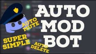 How to make an auto mod discord bot in just 4 min with replit part 1 [upl. by Albrecht]