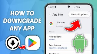 Easy Steps to Downgrade Any Android App  Roll Back to Your Favorite Version [upl. by Tor]