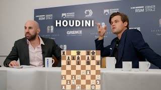 Magnus Carlsen Winner Chess Analysis  Carlsen vs Rapport  GRENKE Chess Classic 2024 [upl. by Eceer]