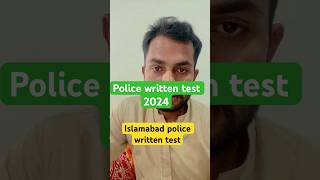 Islamabad police written date announced islamabadpolicejobs subscribe writtentest ictwritten [upl. by Aydidey190]