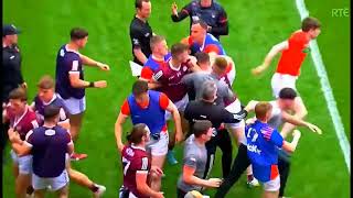 AS IT HAPPENED  GALWAY V ARMAGH BRAWL  2022 ALL IRELAND FOOTBALL QUARTERFINAL [upl. by Hazem106]