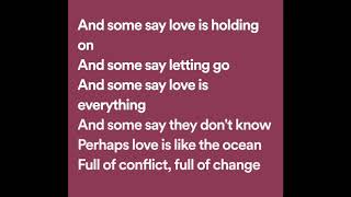 John Denver  Perhaps Love Lyrics [upl. by Blodgett]