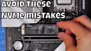 Dont make these mistakes with your NVMe SSD installation  NVMe tips and tricks [upl. by Rebba281]