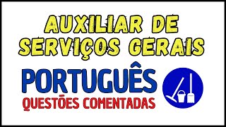 ðŸ”¥ AUXILIAR DE SERVIÃ‡OS GERAIS  SIMULADO DE PORTUGUÃŠS BÃSICO PARA CONCURSO PÃšBLICO [upl. by Landahl]