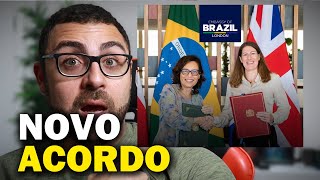 BRASIL FECHA NOVO ACORDO COM REINO UNIDO QUE PODE AJUDAR OS IMIGRANTES [upl. by Morena]