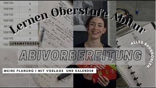 10 Abitur  Vorbereitung  Mein Lernplan zum Download  Oberstufe [upl. by Ilera]