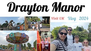 Visit Drayton Manor  2024 Vlog  Family time [upl. by Dong]