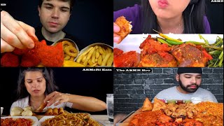 Big Bites ASMR Best Mukbang Compilation  Fast vs Slow  Satisfying Eating Sounds [upl. by Kulda133]