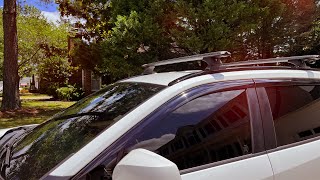 RHINO Rack on the RAV4  Roof Rack for 20192023 Toyota RAV4 [upl. by Saideman35]