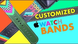 CUSTOMIZED Apple Watch Bands by Case Station  Review  Best Print Quality [upl. by Kristel808]