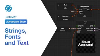 Livestream Short Strings Fonts and Text [upl. by Corkhill586]
