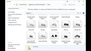 How to Change Default System font in Windows 108187 [upl. by Aroled]