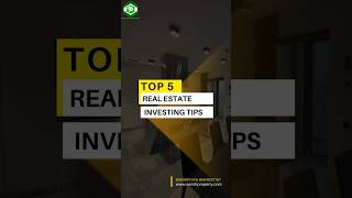 Top 5 Real Estate investing tips snehanshproperties youtubeshorts [upl. by Robertson790]