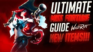 Wild Rift  MISS FORTUNE Guide  Build NEW ITEMS Runes Tips and Tricks [upl. by Eveleen75]