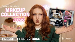 Makeup Collection 2023 ✨💄 Organizzazione amp Decluttering prodotti viso [upl. by Nauqan]