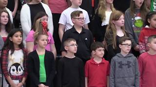 LaPorte Middle School and Kesling Intermediate School Holiday Choir Performance [upl. by Cogan]