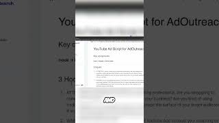 Mastering YouTube Ad Scripts 3 Essential Elements [upl. by Adora]