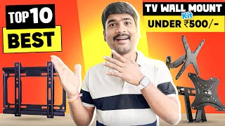 Top 10 Affordable Wall Mount Kits for Smart TVs Below ₹500  Wall Mount Brackets for TVs Under ₹500 [upl. by Nadean]