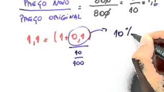 Me Salva FIN06  Matemática financeira exercícios resolvidos envolvendo porcentagem 1 [upl. by Gunn]