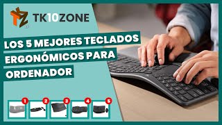 Los 5 mejores teclados ergonómicos para ordenador [upl. by Adnuhs]