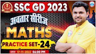 SSC GD 2023  SSC GD Maths Practice Set 24 SSC GD Maths Previous Year Questions Maths By Rahul Sir [upl. by Osborn]