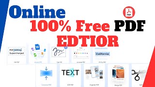 Free Online PDF Editor [upl. by Dnanidref]