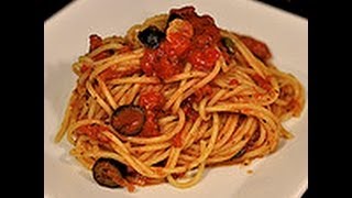 Recipe for Spaghetti Puttanesca [upl. by Noyk]