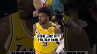 Bronny gets his first bucket of the preseason 🔥 [upl. by Parthena]