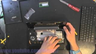 HP MINI 1000 no lcd take apart disassembly howto video nothing left HD [upl. by Nette]