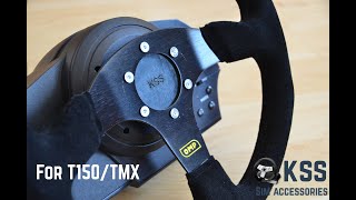 Thrustmaster T150T150RSTMXTMX PRO  custom aftermarket wheel swap [upl. by Novyar793]