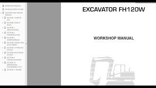 Fiat Hitachi FH120W  Workshop Manual [upl. by Elbas]