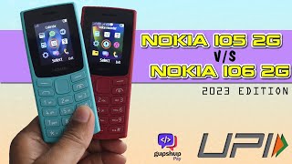 Nokia 105 2G vs Nokia 106 2G 2023  Nokia 2G Phones Comparison [upl. by Rein]