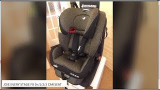 Joie Every Stage FX 0123 Car Seat Review  BuggyPramReviews [upl. by Ecneralc]