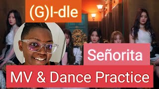 InSomnia Reacts  GIdle Senorita MV amp Dance Practice gidle [upl. by Peadar]