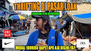 BANYAK BARANG UNIK MURAH MURAH  THRIFTING DI PASAR LOAK JEMBATAN ITEM JATINEGARA [upl. by Nywnorb]