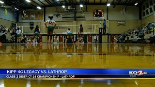 Lathrop Lady Mules sweep KIPP for first volleyball district championship since 1989 [upl. by Jocelin]