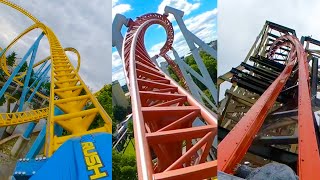 Every Roller Coaster At Hersheypark 2024 Edition Wildcats Revenge POV [upl. by Novat]