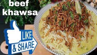 How to make khawsabeef khawsa recipe khawsay recipe restaurant style khawsa recipe2021 [upl. by Kcirdnekal]