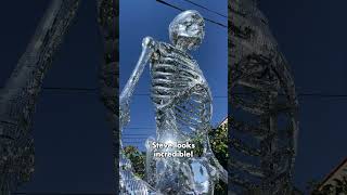 500000 mirror tiles 12ft Disco Skeleton [upl. by Aneris]