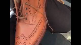 How We Lace Our Country Boots  Trickers Shoes [upl. by Cherida]