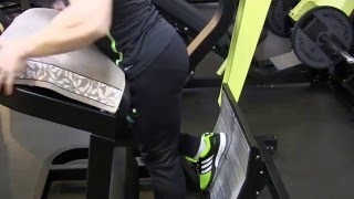 Rear kick Technogym PureStrength Series [upl. by Aelaza]