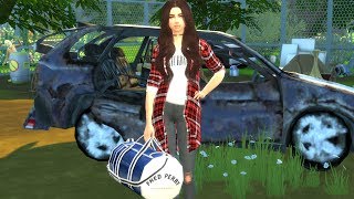 LIVING ON A JUNKYARD  TEEN RUNAWAY 2  THE SIMS 4 STORY [upl. by Carmel]