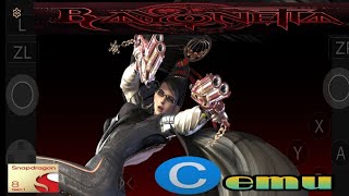 Bayonetta Gameplay on Cemu emulator android emulator cemu bayonetta [upl. by Eillah]