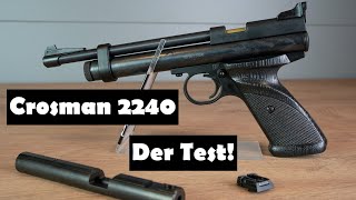 Crosman 2240 CO2 Pistole  Mein Test und Review [upl. by Eilram]